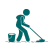 Tenancy cleaning service icon