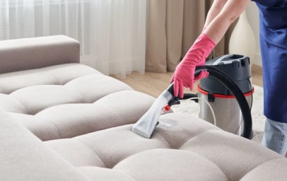 Upholstery cleaning service