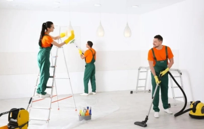 Move in or move out cleaners