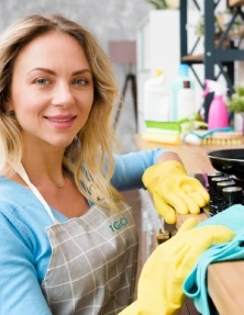 female cleaner image 