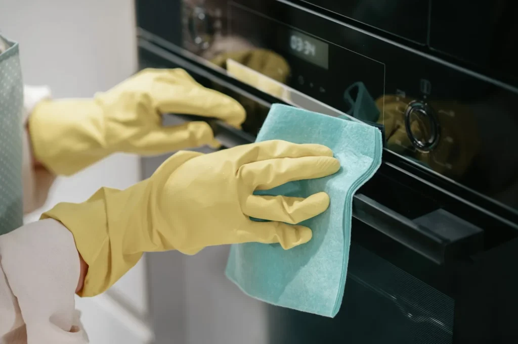 Oven cleaning